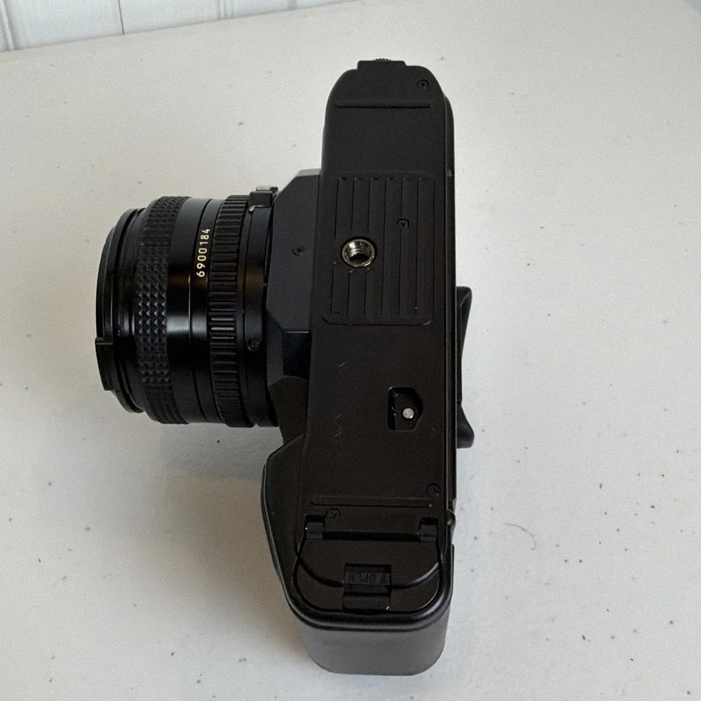 Canon T50 35mm SLR Film Camera with Canon FD 50mm f1.8 Lens Japan Vintage